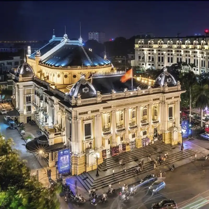 Hanoi Opera House at night Hanoi Opera House at night