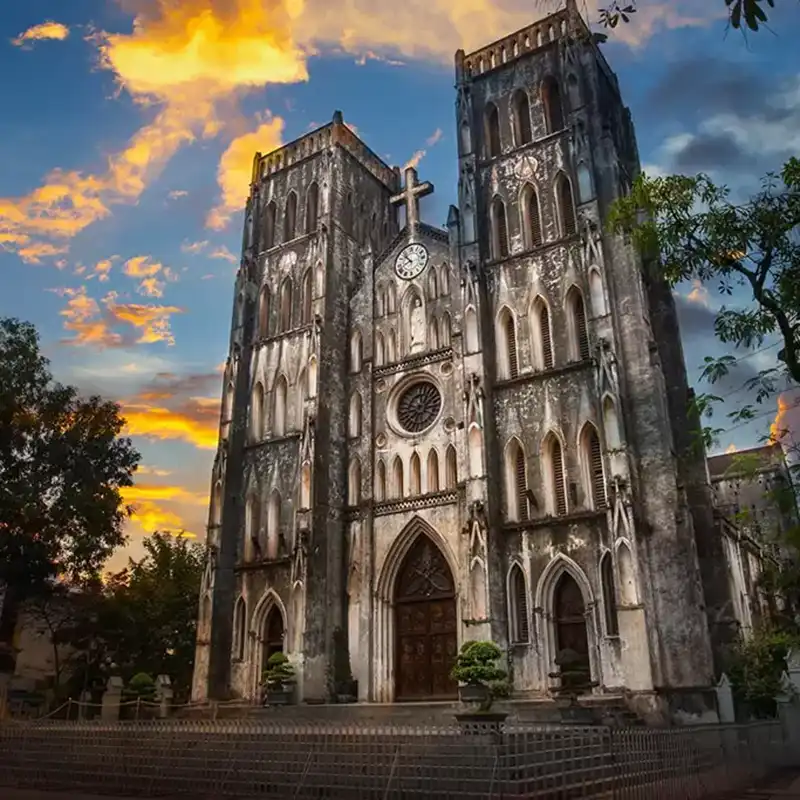 St. Joseph’s Cathedral at night St. Joseph’s Cathedral at night