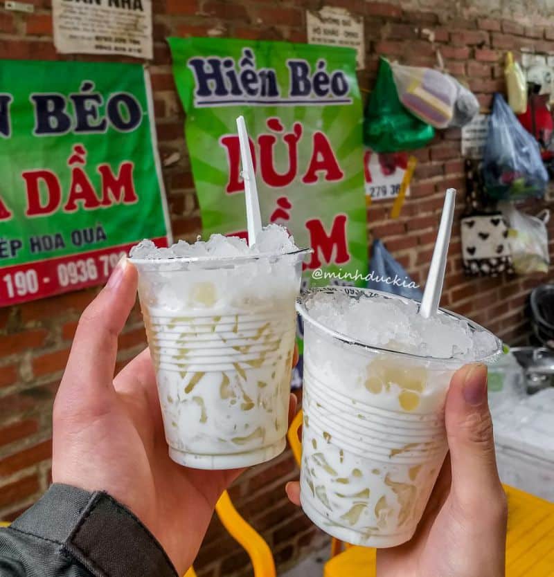 Best snack shop in Hai Phong - Hien Beo Coconut Gruel