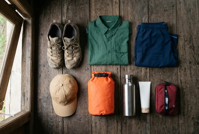 Cat Ba Tour Activities Trekking Hiking Swimming 9 Gear checklist for trekking, swimming and kayaking on a Cat Ba tour