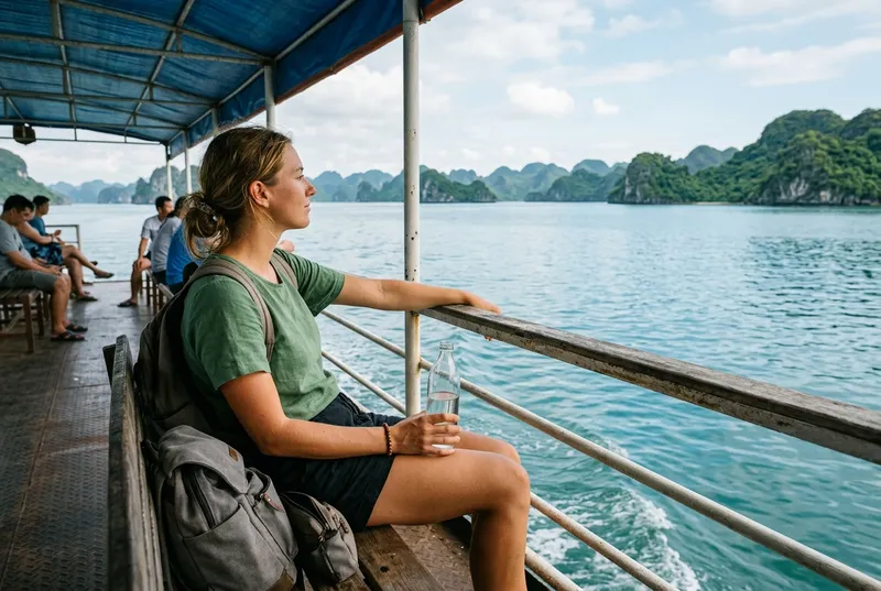 Haiphong To Cat Ba Journey Ferry And Bus Tips 6 Look at the horizon to prevent seasickness