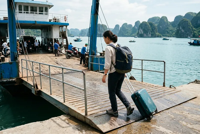 Haiphong To Cat Ba Journey Ferry And Bus Tips 5 Packing light makes the ferry transfer easier