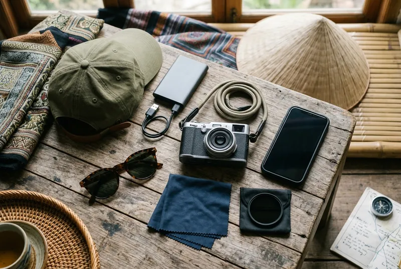 What to bring to photograph the route